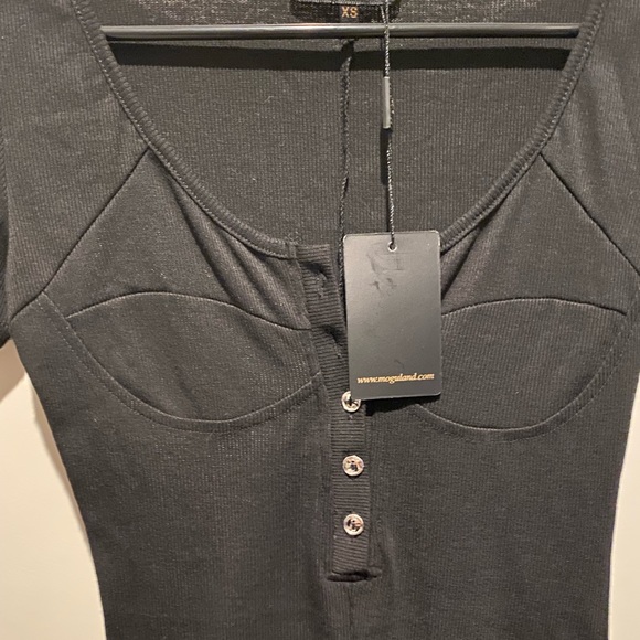 XS NWT black romper - Picture 7 of 7